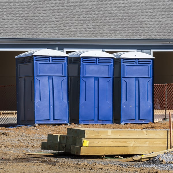 what is the cost difference between standard and deluxe porta potty rentals in San Fernando